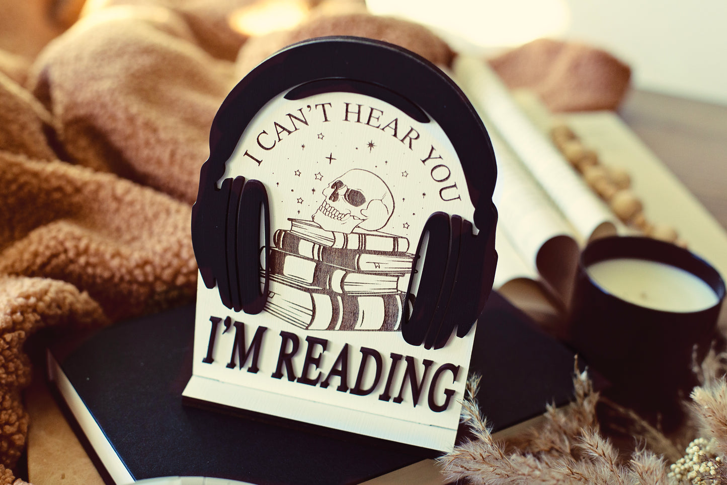 I can't Hear you I'm Reading Sign