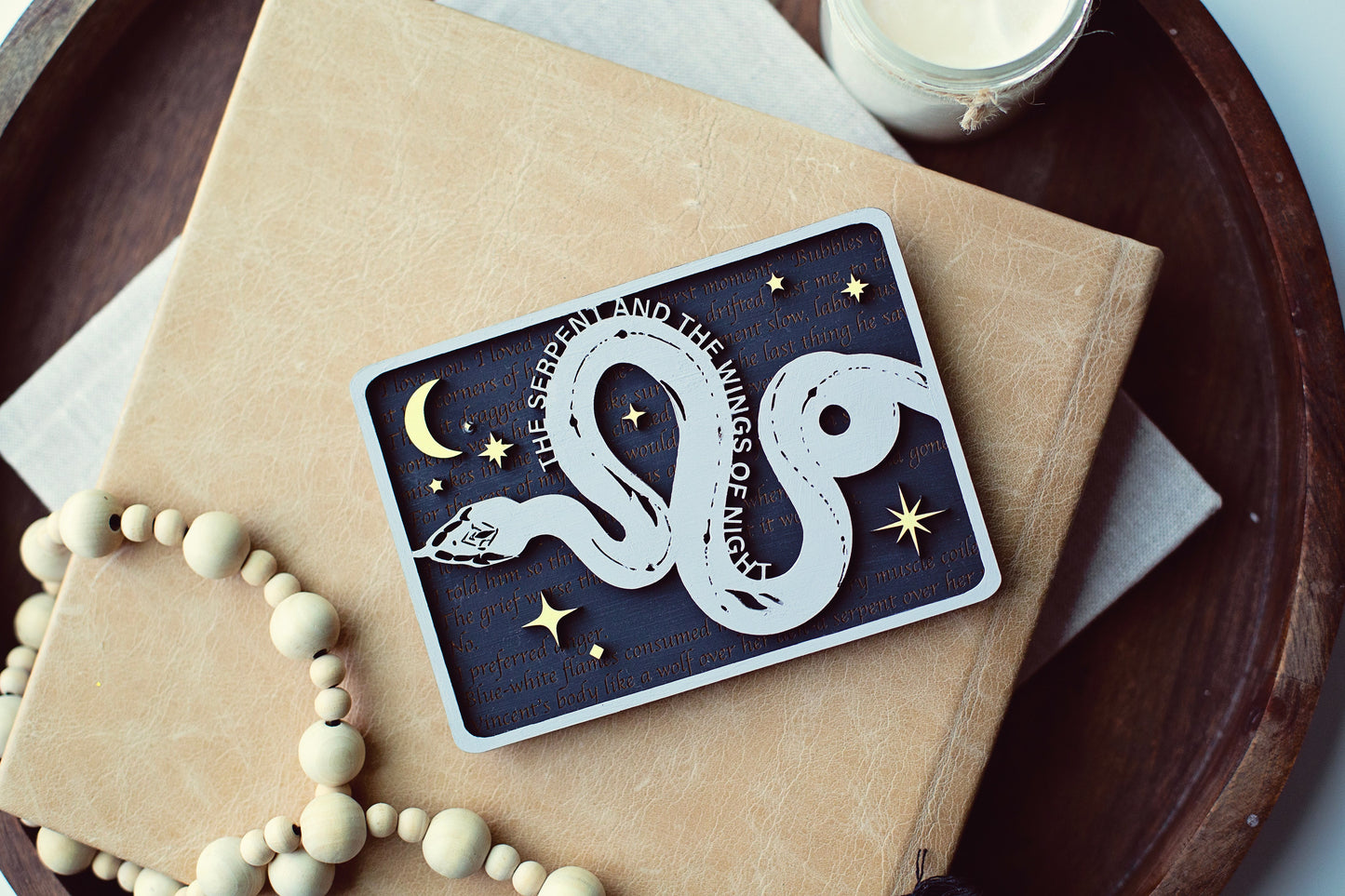 ROMANTASY PRE-ORDER, Serpent and the Wings of Night Bookshelf Sign