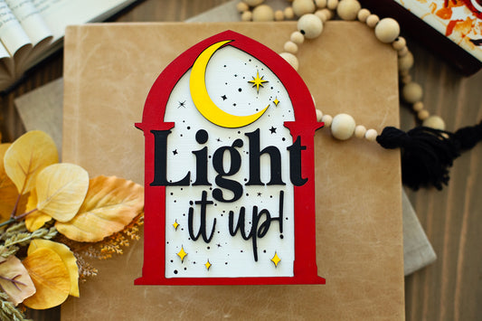 ROMANTASY PREORDER Light it Up Sign