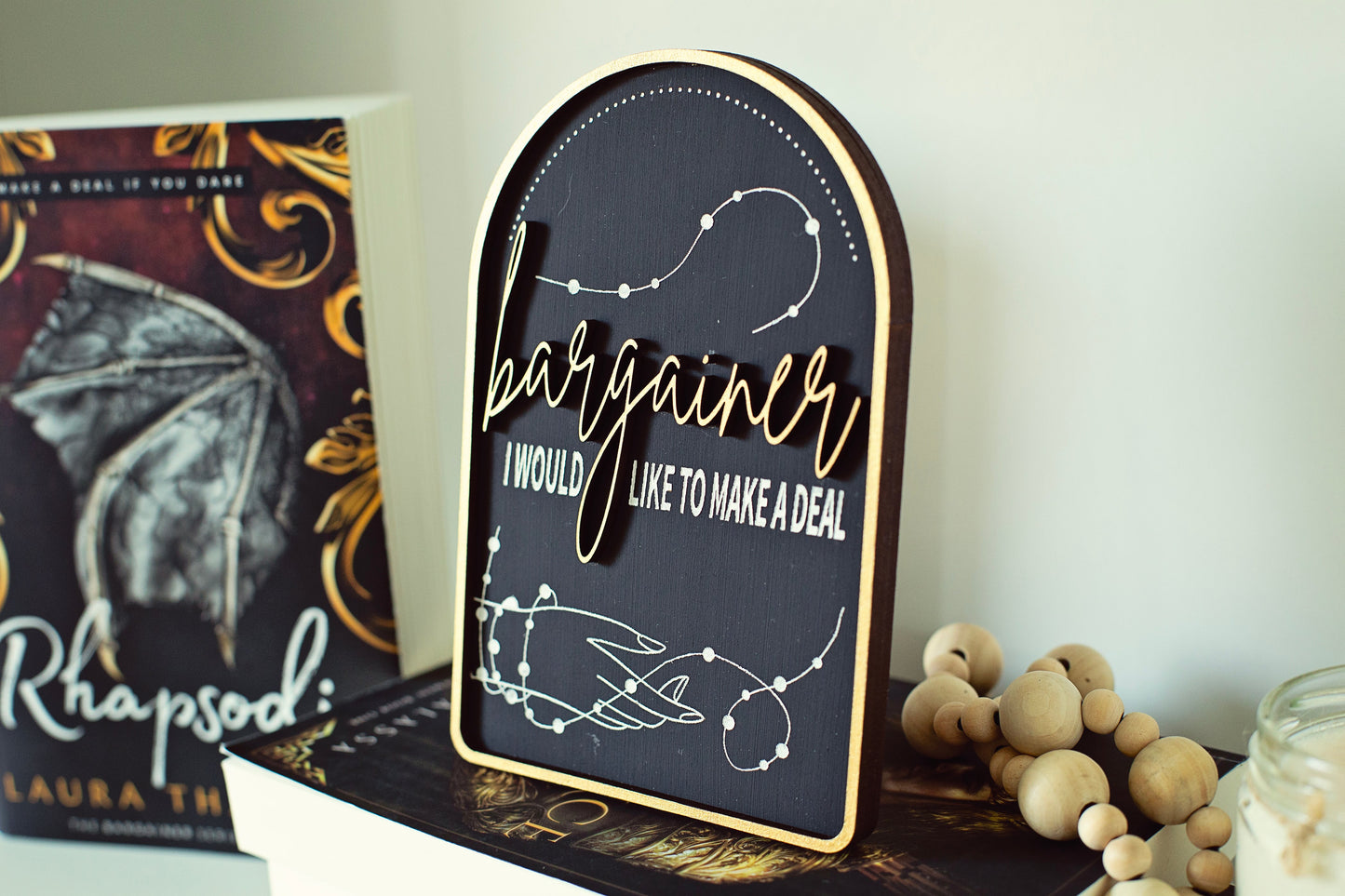 LOVE N VEGAS PRE-ORDER, I would Like to Make a Deal Bookshelf Sign