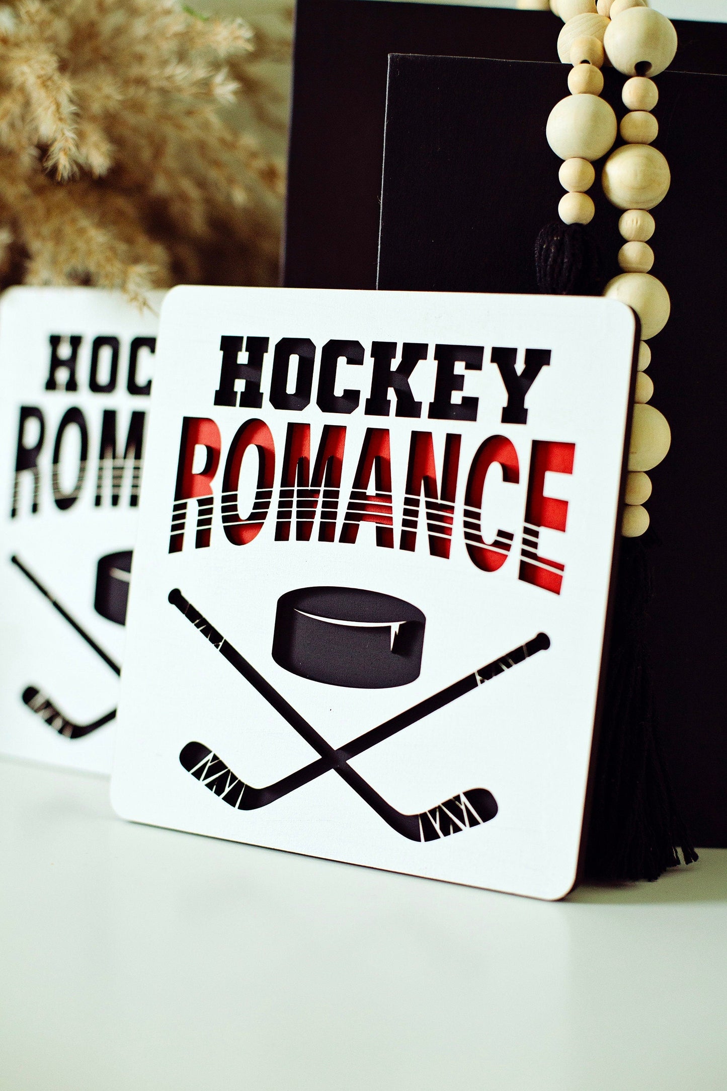 Hockey Romance Sign, Spicy booktok Sign, booktok sign, booktok merch, smut, smut sign, gift for readers, hockey booktok, bookshelf sign