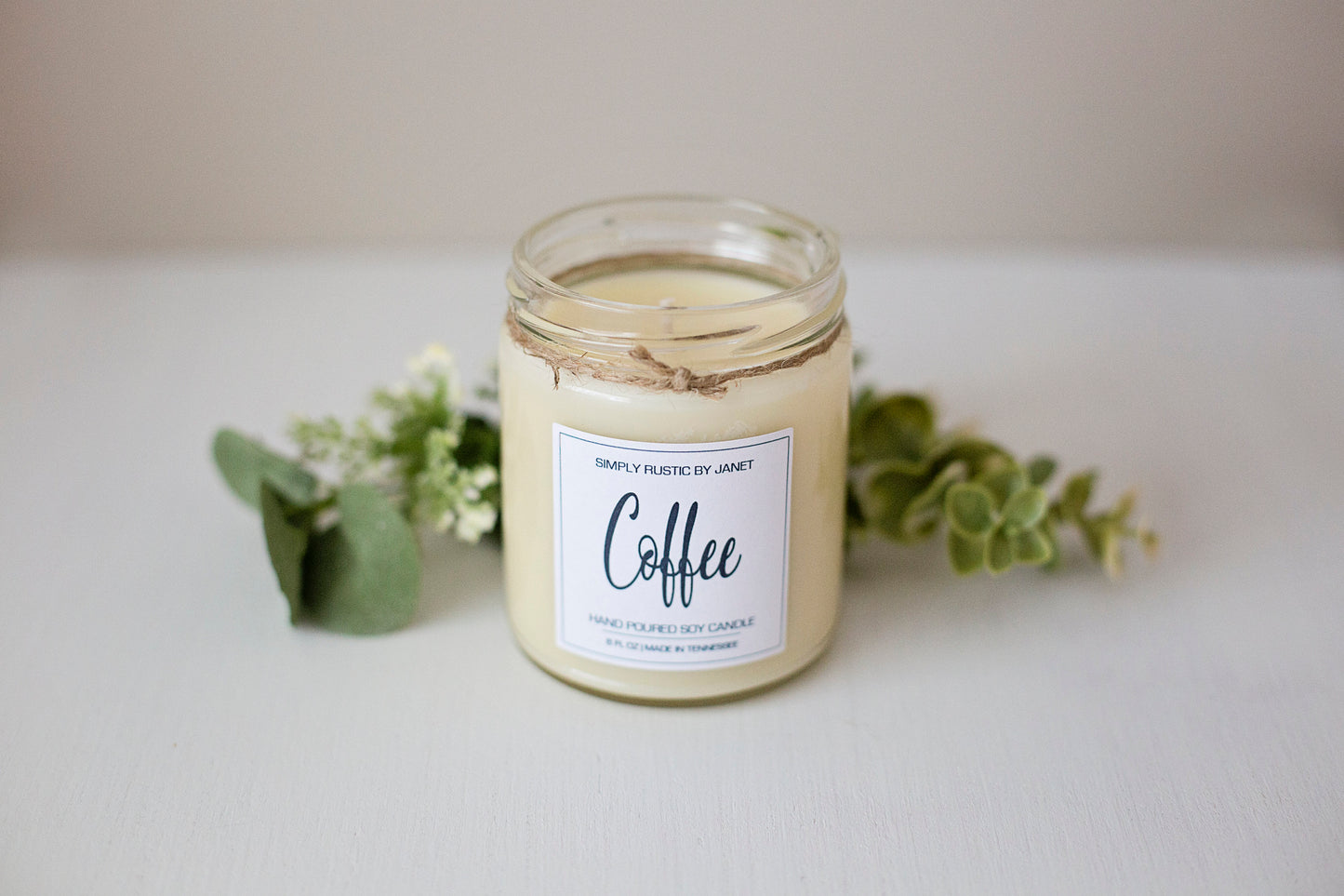 Coffee Soy Candle, All natural Soy Candle, 8oz and 15oz soy candle, spring and summer soy candles