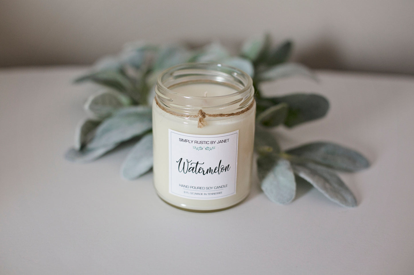 Watermelon Soy Candle, All natural Soy Candle, 8oz and 16oz soy candle, spring soy candles