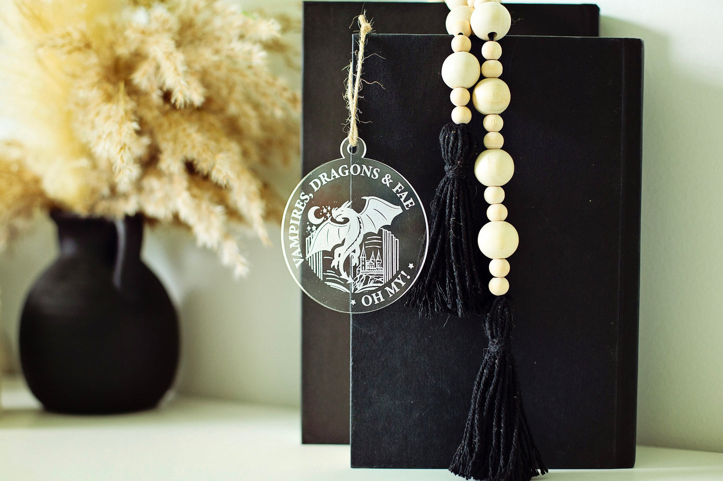 Vampires, Dragons and Fae Ornament, Spicy booktok ornament, booktok sign, booktok ornament, smut, Christmas ornament, gift for readers