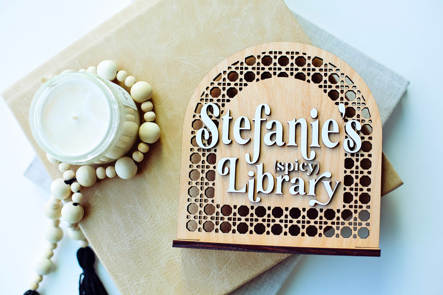 Custom Name Spicy Library Sign