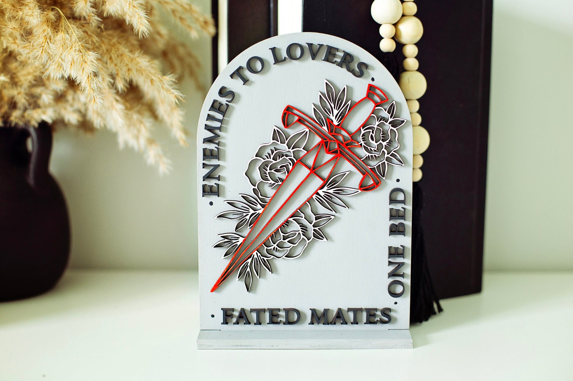 Book Trope Sign, Spicy booktok Sign, booktok sign, smut reader, booktok merch, smut, smut sign, gift for readers, bookshelf sign